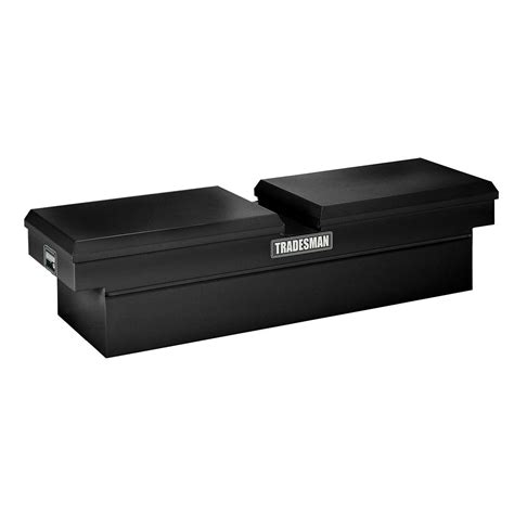 tradesman mid-size dual lid steel cross bed truck tool box|truck tool boxes for sale.